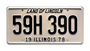 Helovinas | 59H 390 | Metalo Antspaudu Licenciją Plokštelės -License Plate Licenciją Plokštelės Kadrų Automobilių Puošimas Licencijos Plokštė
